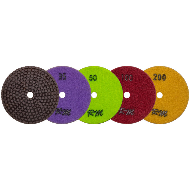 DDT METAL RESIN 4 STEP POLISHING PADS