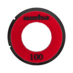3.5" Turbo Wheel Rigid Back Up Pad w/ 5/8-11 thread. Secure fit, strong hook & loop, built for Weha Turbo Pads. Premium quality, long-lasting.