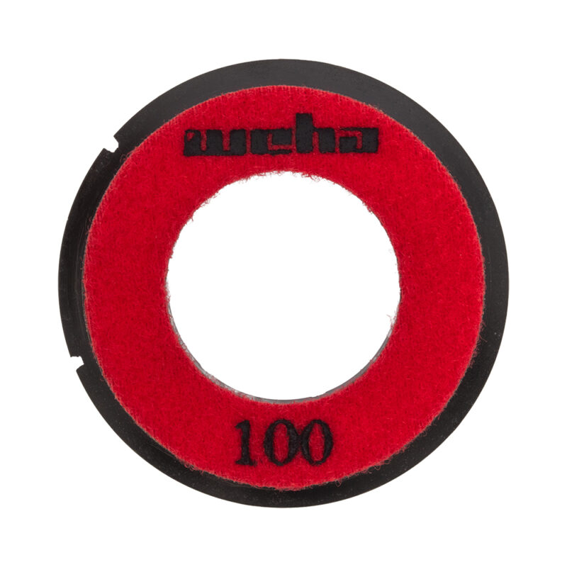 3.5" Turbo Wheel Rigid Back Up Pad w/ 5/8-11 thread. Secure fit, strong hook & loop, built for Weha Turbo Pads. Premium quality, long-lasting.