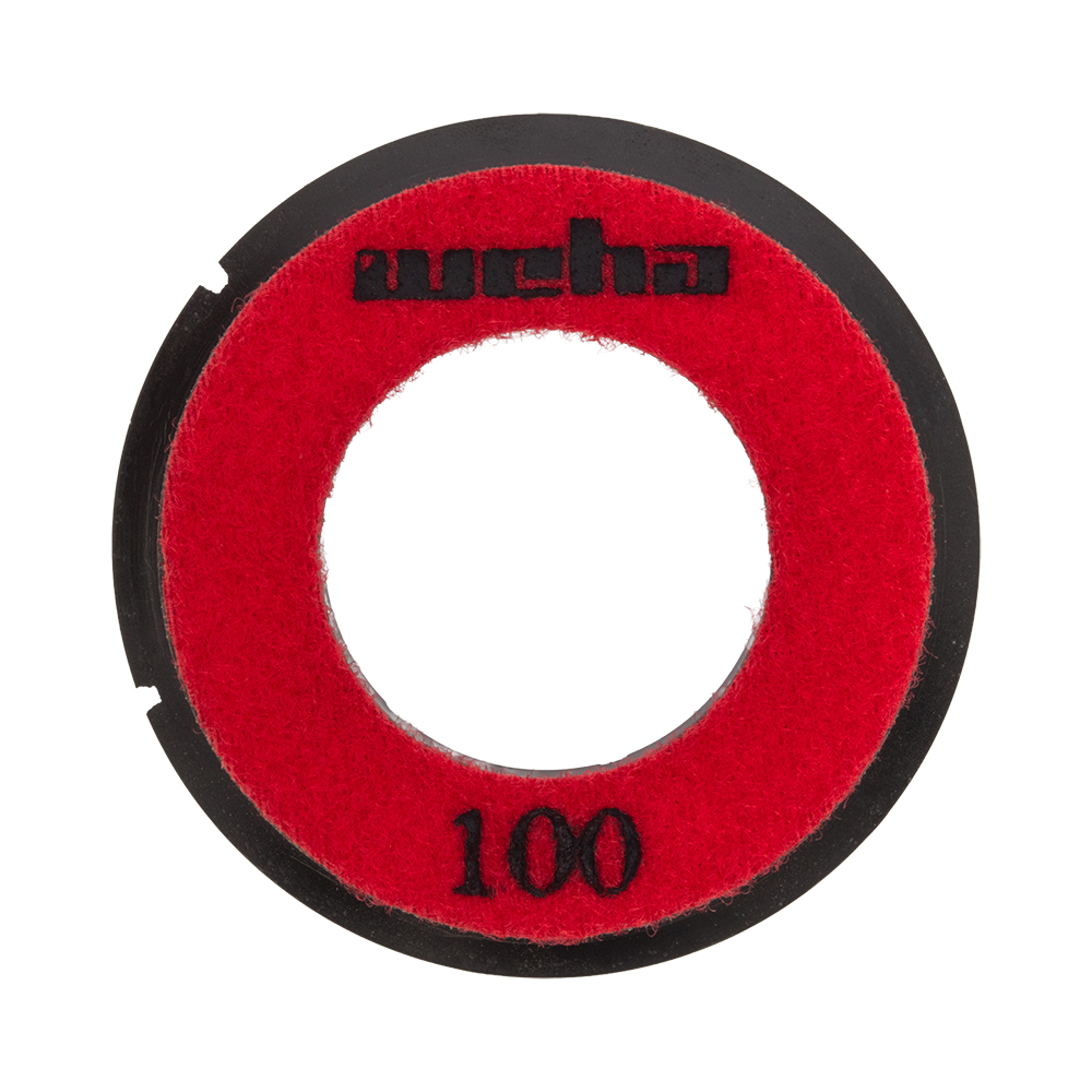 3.5" Turbo Wheel Rigid Back Up Pad w/ 5/8-11 thread. Secure fit, strong hook & loop, built for Weha Turbo Pads. Premium quality, long-lasting.