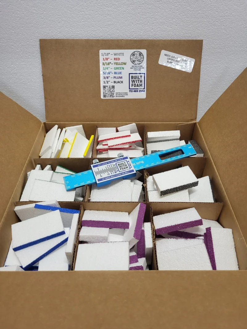 Built With Foam Wall Flattening Shim Kit