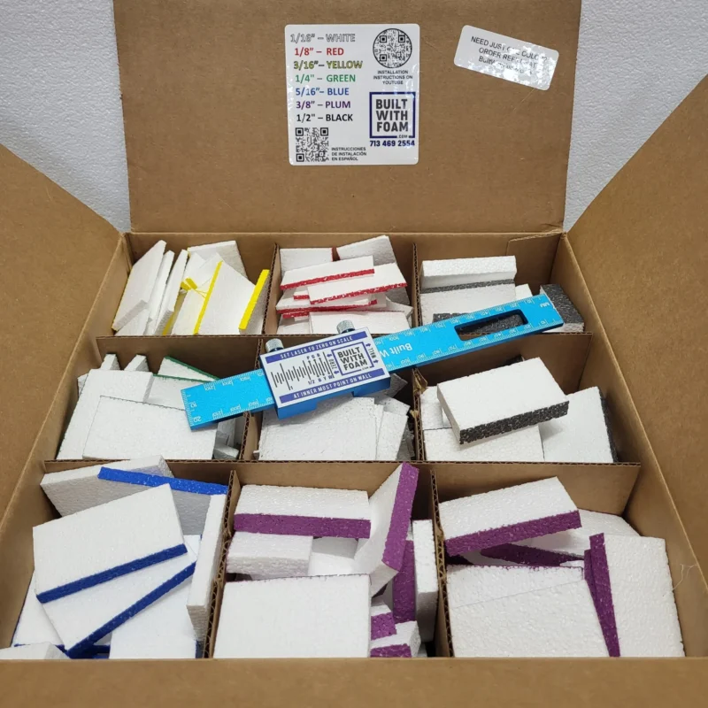 Built With Foam Wall Flattening Shim Kit