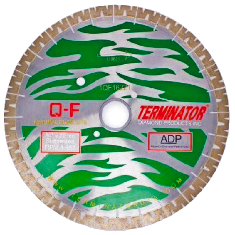 TERMINATOR NANOCUT.QF QUARTZITE BRIDGE SAW BLADE - detroitdiamondtools