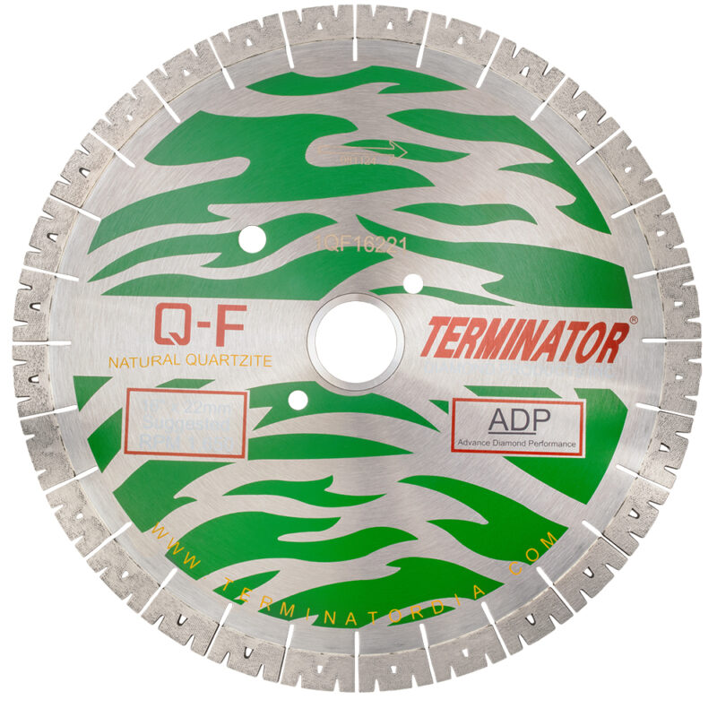 TERMINATOR NANOCUT.QF QUARTZITE BRIDGE SAW BLADE - detroitdiamondtools