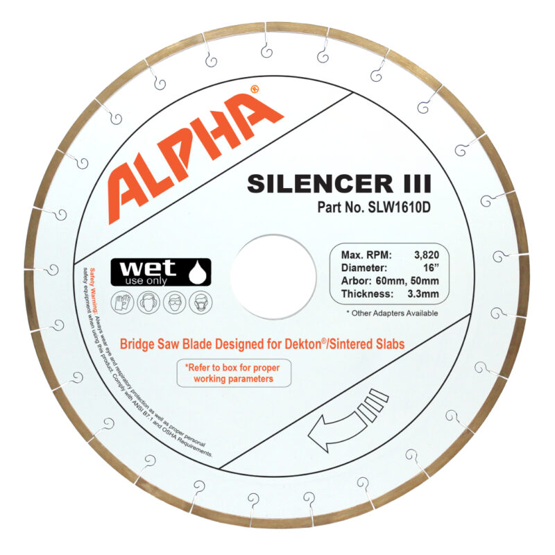 ALPHA SILENCER III FOR DEKTON® - detroitdiamondtools