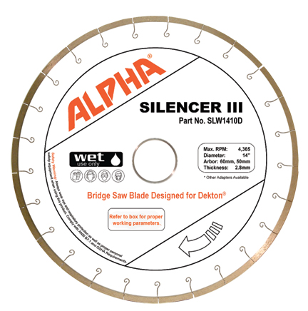 ALPHA SILENCER III FOR DEKTON® - detroitdiamondtools