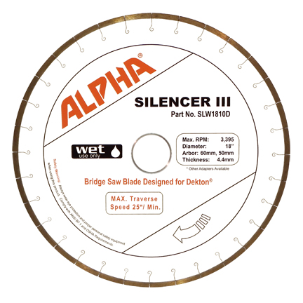 ALPHA SILENCER III FOR DEKTON® - detroitdiamondtools
