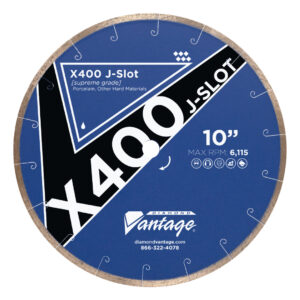 Diamond Vantage X400 J-SLOT for porcelain tile -detroitdiamondtools