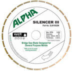 Alpha Silencer III Marble Blade - detroitdiamondtools