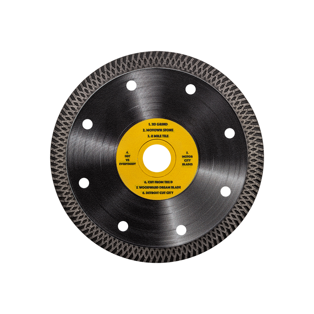 DDT MOTOWN™ TURBO BLADE – CONTINUOUS RIM FOR PORCELAIN & STONE - detroitdiamondtools