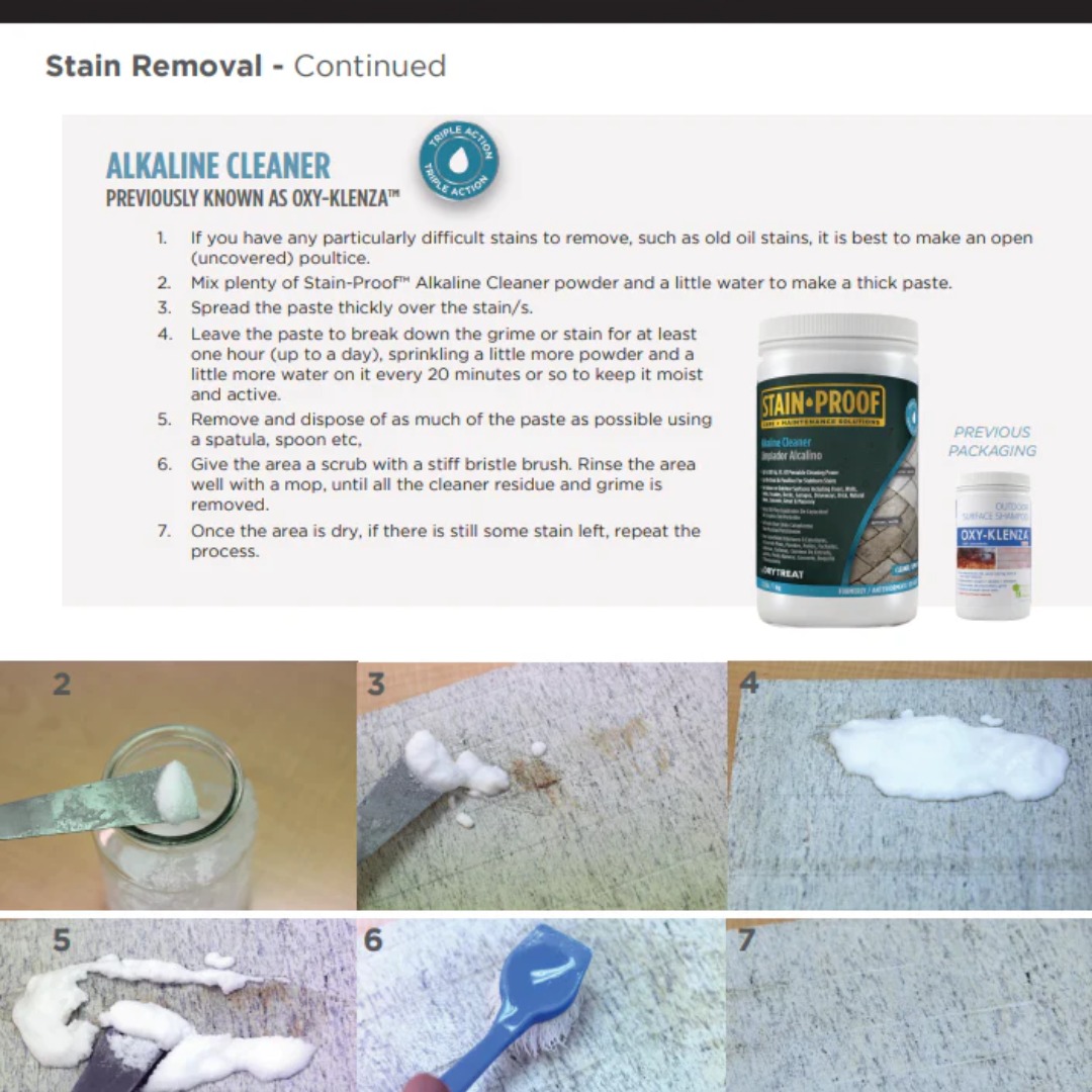 Stain Proof Alkaline Cleaner (2) STAIN-PROOF® Alkaline Cleaner - detroitdiamondtools