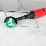 45mm diamond blade on grinder for tile cutting