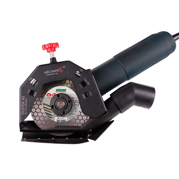 MECHANIC DUSTER 45 5" DUST SHROUD FOR ANGLE GRINDERS