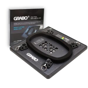 grabo high flow suction plate quick lock pin attachment