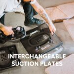 grabo high flow suction plate quick lock pin attachment