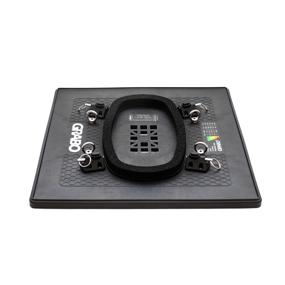 grabo high flow suction plate quick lock pin attachment