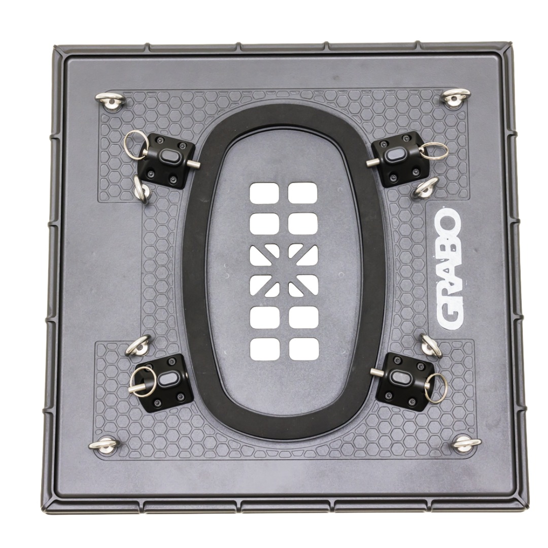 grabo high flow suction plate quick lock pin attachment