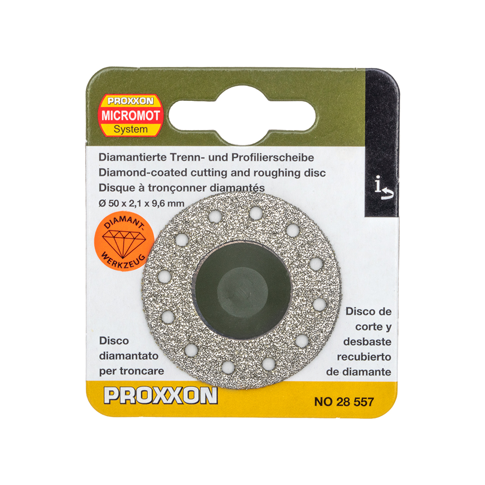 PROXXON Inc. Diamond-coated cutting and roughing disc