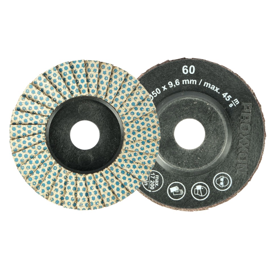 PROXXON INC DIAMOND-COATED FLAP DISCS FOR LHW/E AND LHW/A PACK OF 2