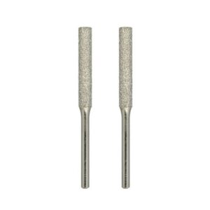 PROXXON INC. DIAMOND-COATED GRINDING BITS CYLINDER Ø5MM – 2 PCS