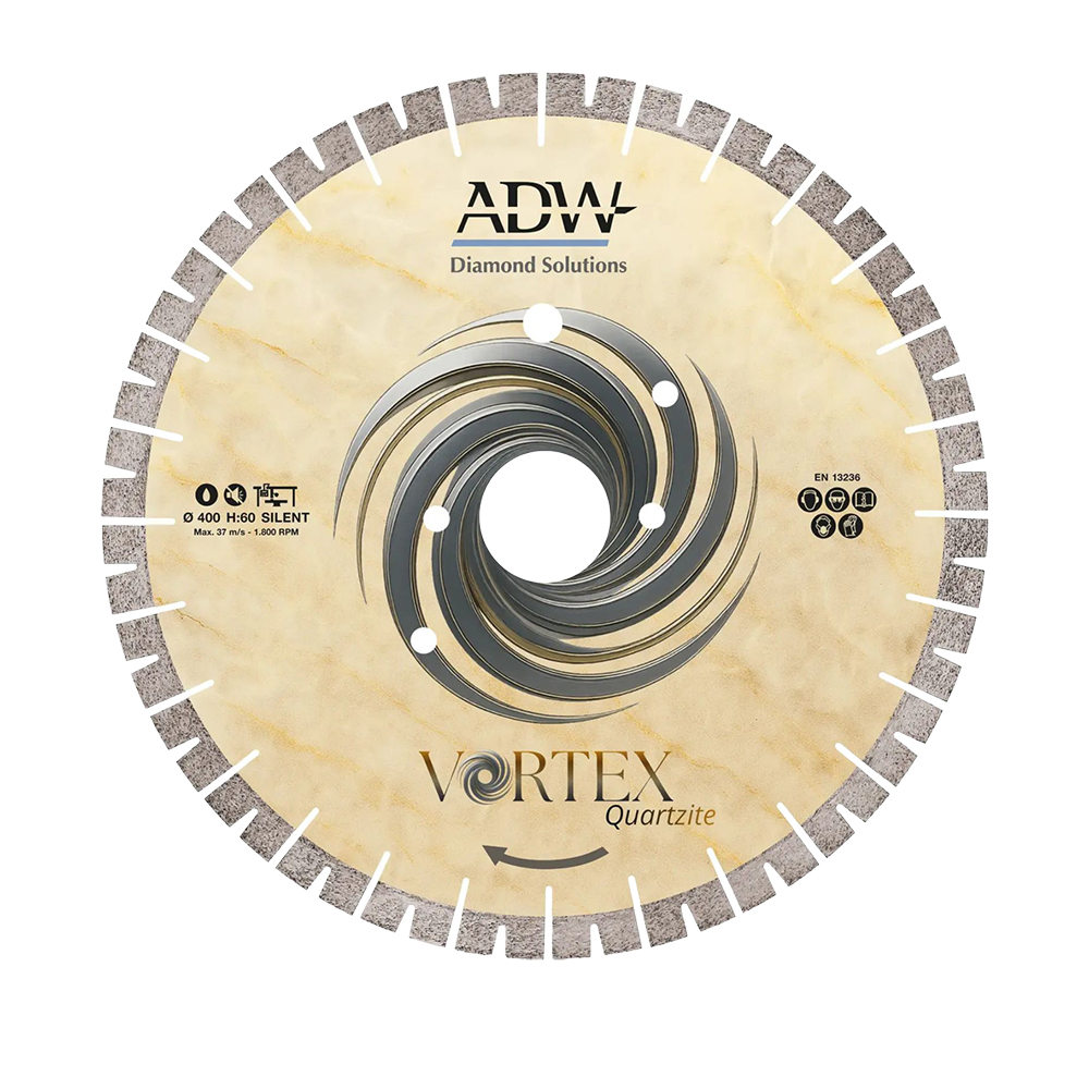 ADW VORTEX BRIDGE SAW BLADE FOR QUARTZITE & CRISTALLO