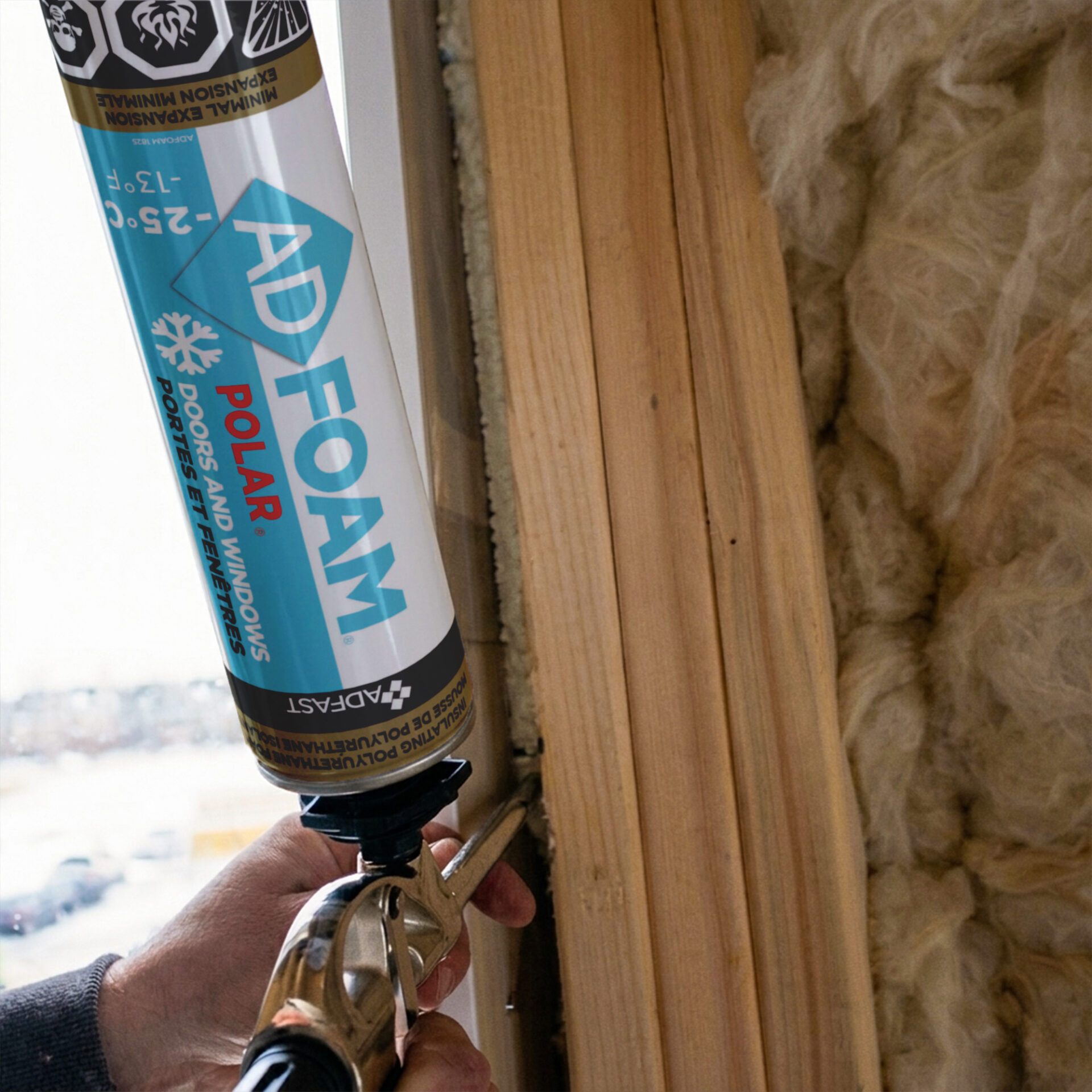 ADFOAM 1825 GUN GRADE POLYURETHANE INSULATING FOAM -25°C HIGH PERFORMANCE SEALANT