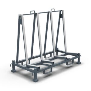 ABACO HEAVY-DUTY STACKING SINGLE SIDED SLAB A-FRAME STORAGE RACK - ASSA48