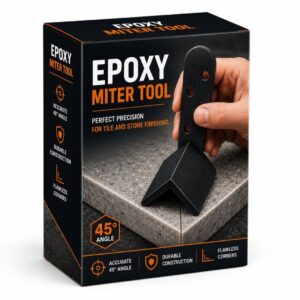 EPOXY MITER TOOL 45° TILE & STONE CORNER FINISHING TOOL PRECISE EPOXY EDGE FORMER