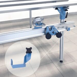 SIGMA Kera-Cut Support Hooks securely hold and protect your Kera-Cut cutting guide on SIGMA workbenches. Genuine SIGMA accessory, set of 2.