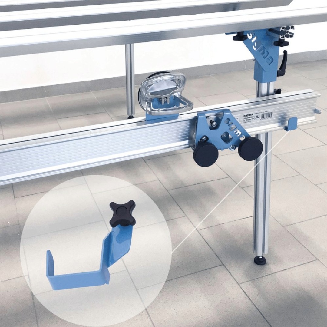 SIGMA HOOK-1 (1) SIGMA Kera-Cut Support Hooks securely hold and protect your Kera-Cut cutting guide on SIGMA workbenches. Genuine SIGMA accessory, set of 2.