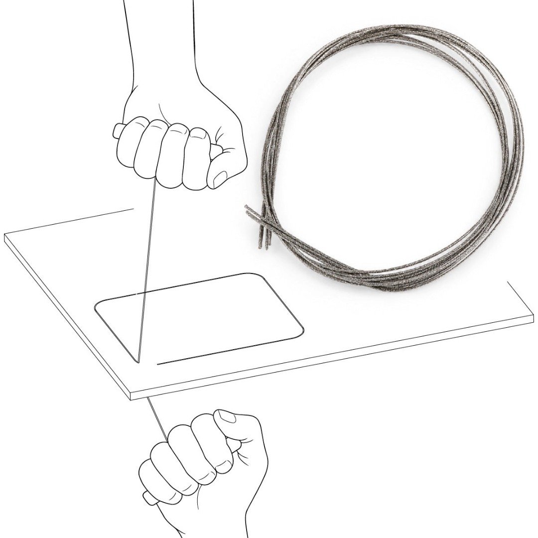 DISTAR Diamond Cord Replacement Wire 5-Pack for CordSET Porcelain Radius Cutting