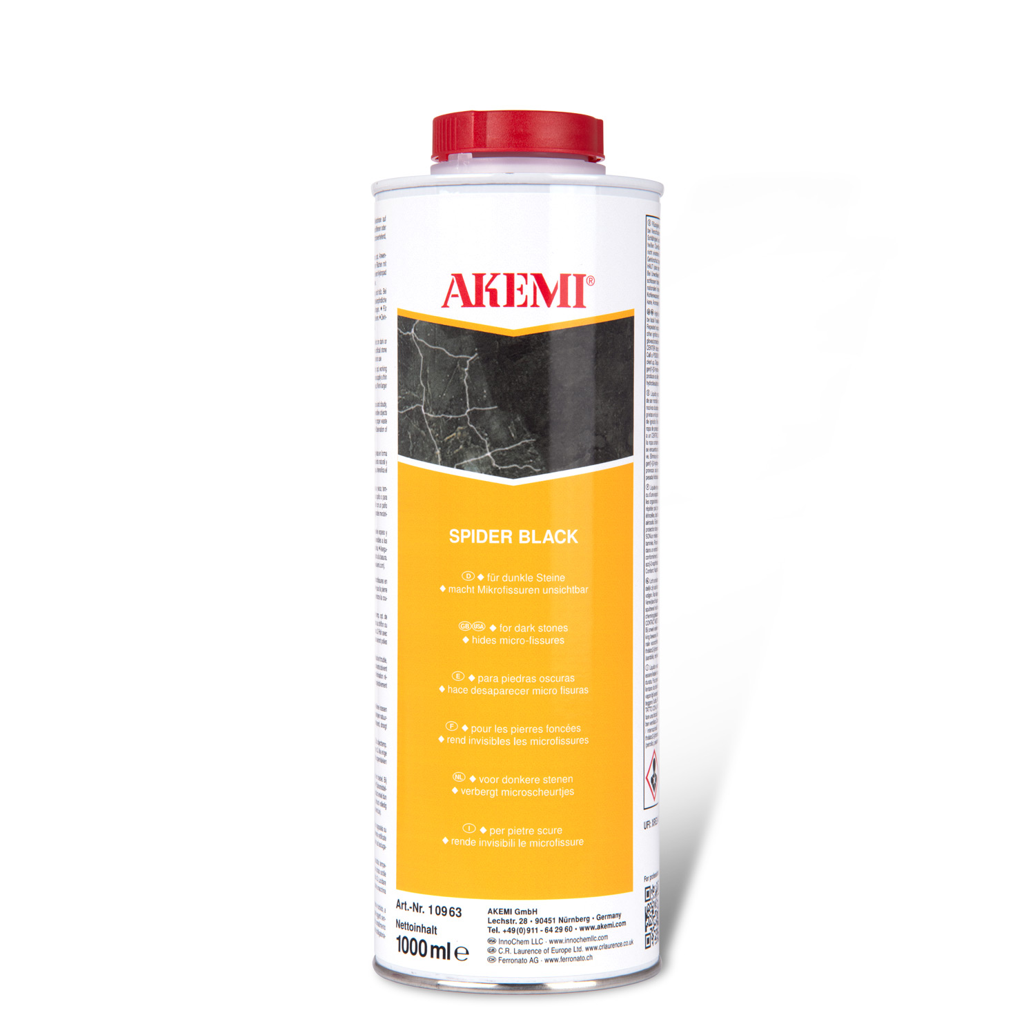 AKEMI SPIDER BLACK STONE POLISH & COLOR ENHANCER